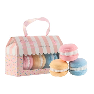 Coffret Bombe de bain Macarons 3 x 60g – Aurora