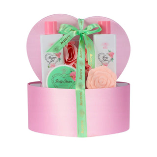 Coffret Cœur Rose 5 pièces – Aurora