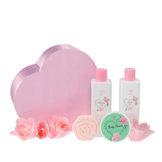 Coffret Cœur Rose 5 pièces – Aurora